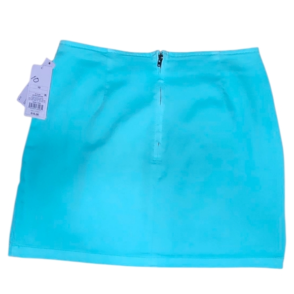 Wild Fable Turquoise Mini Skirt - Picture 2 of 4